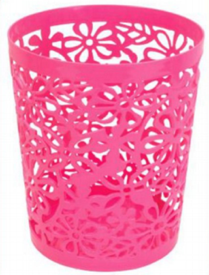 Paper Basket Flower Pink-TEL