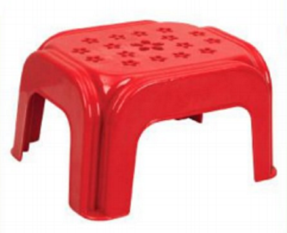 Baby Stool Flower Red-TEL