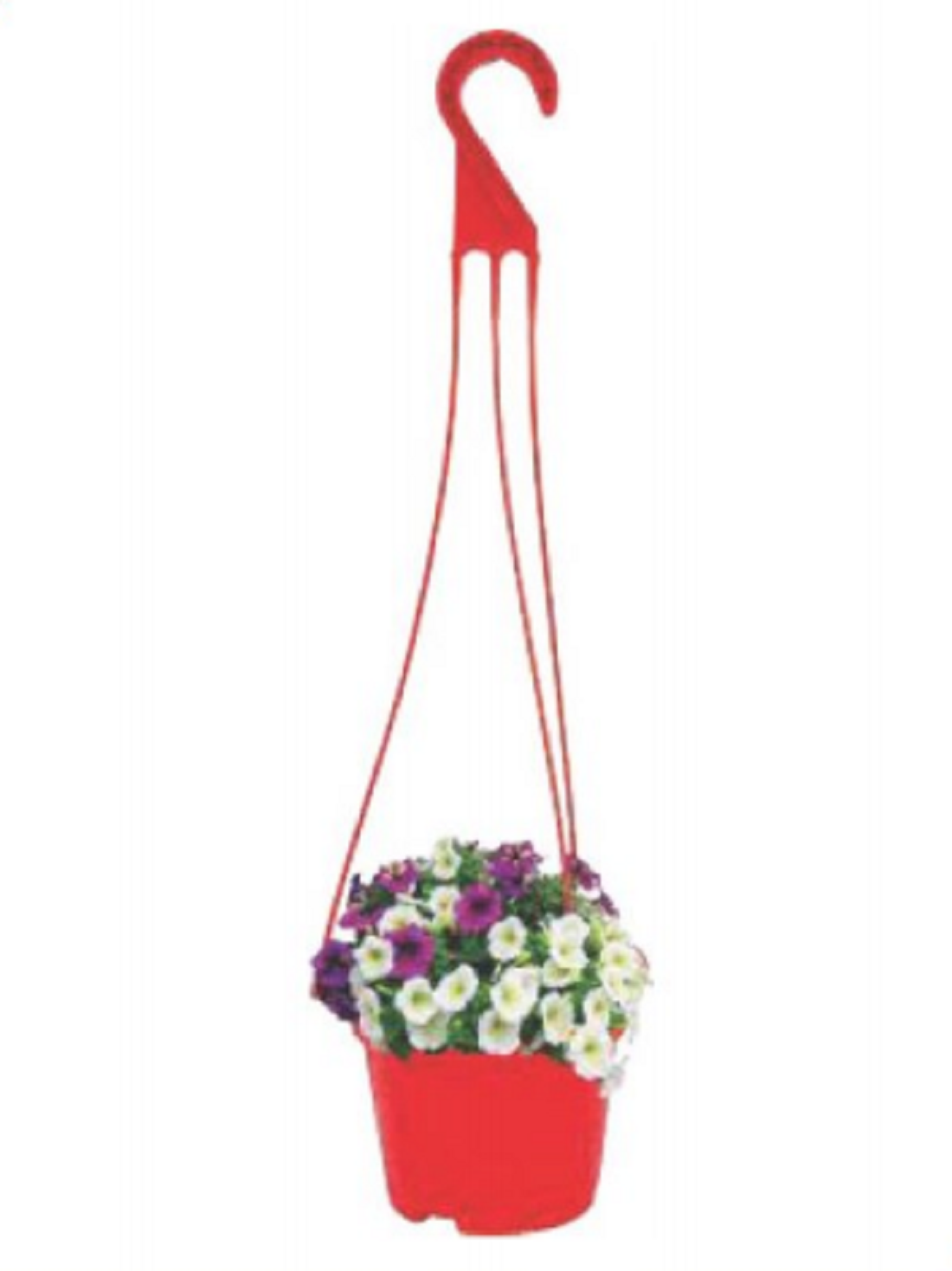 Hanging Flower Tub Small 6"-Brown-TEL