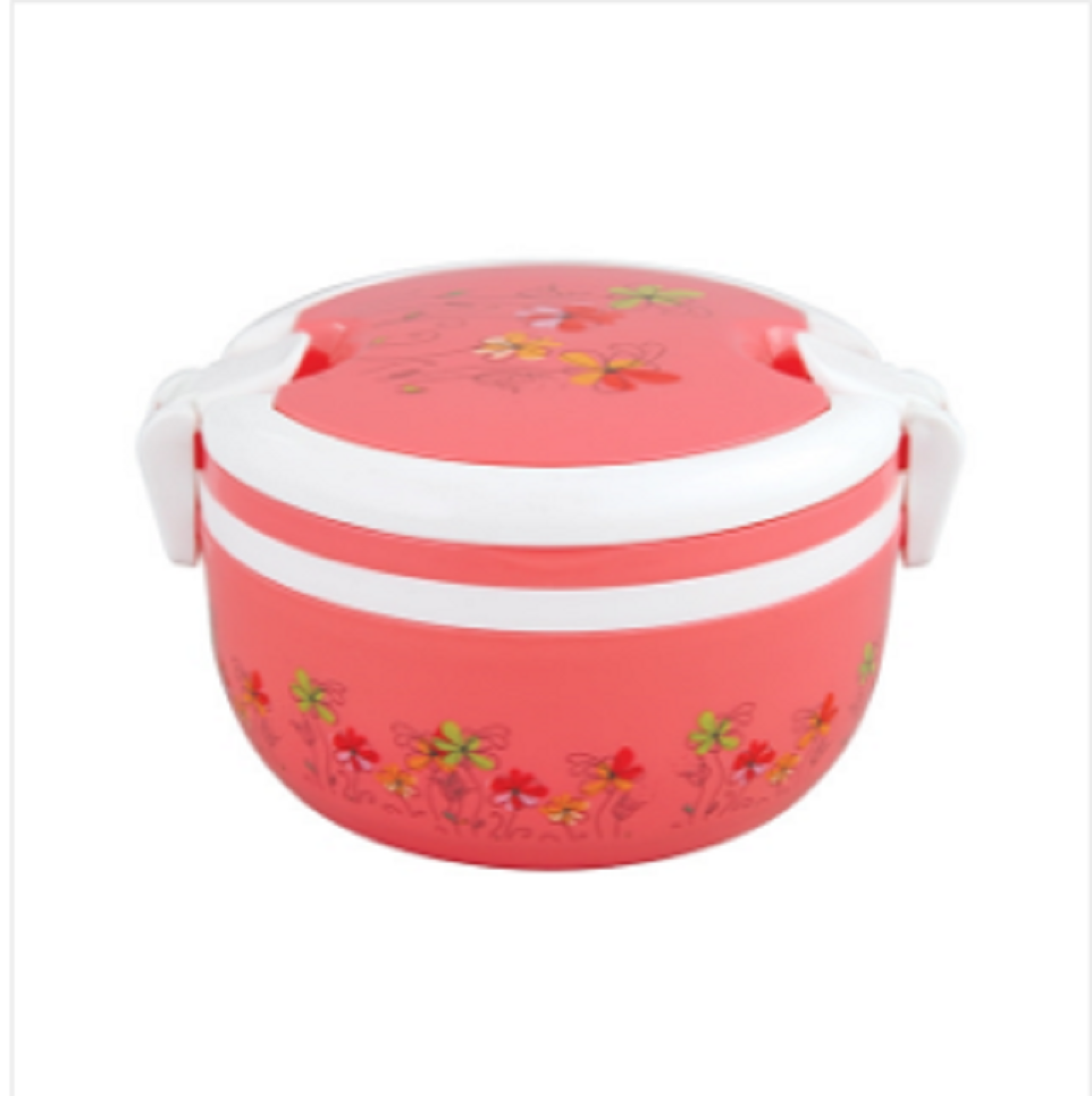 Round Single Tiffin Box Cream