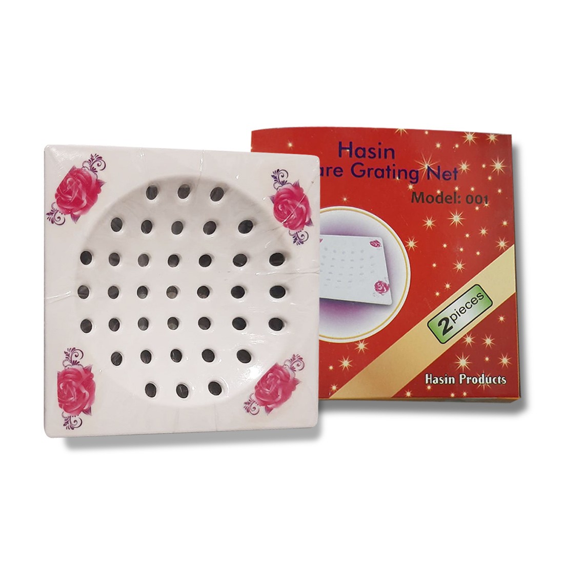 4" Square Jali/Net Off White (AAAH-11072)