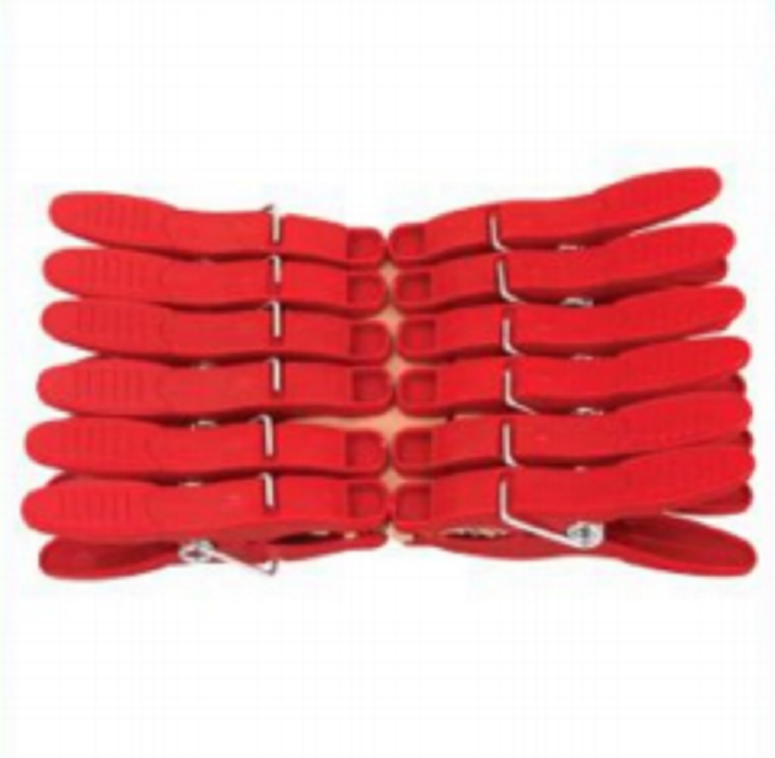 Cloth Clip Blue (12 Pcs Set)-TEL