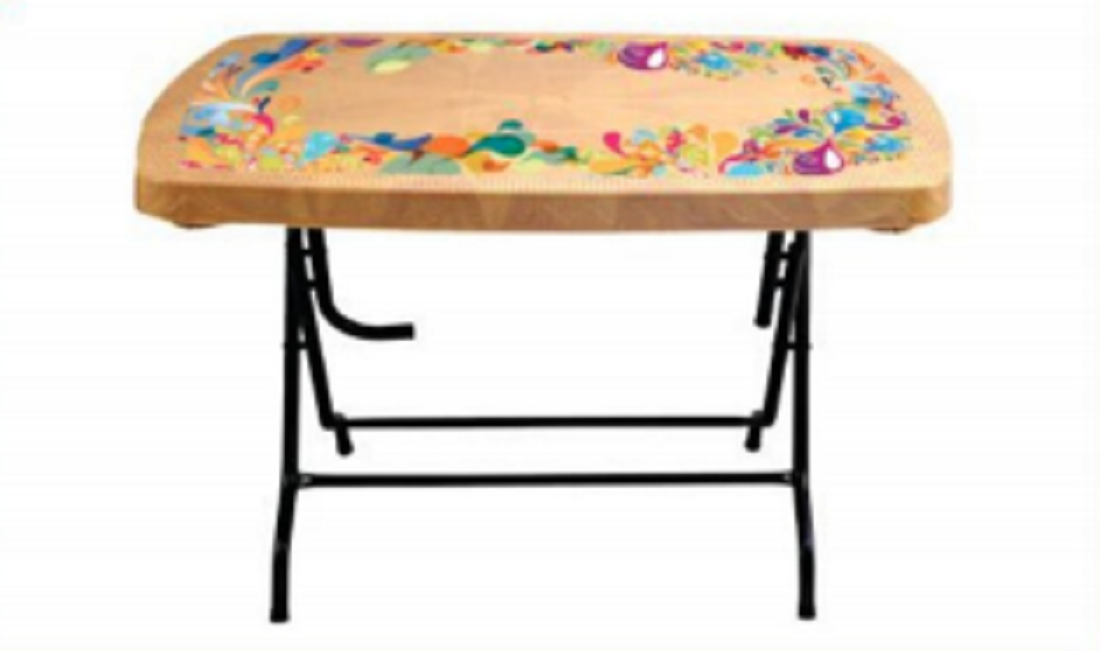 4 Seated Deluxe Table -Print Sandal Wood (S/L)-TEL