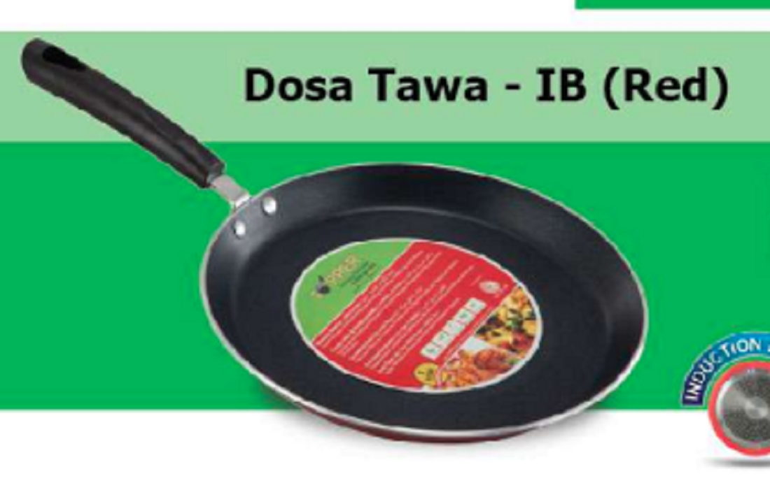 TPR NS Glamour Dosa Tawa IB (Red) - 26 cm