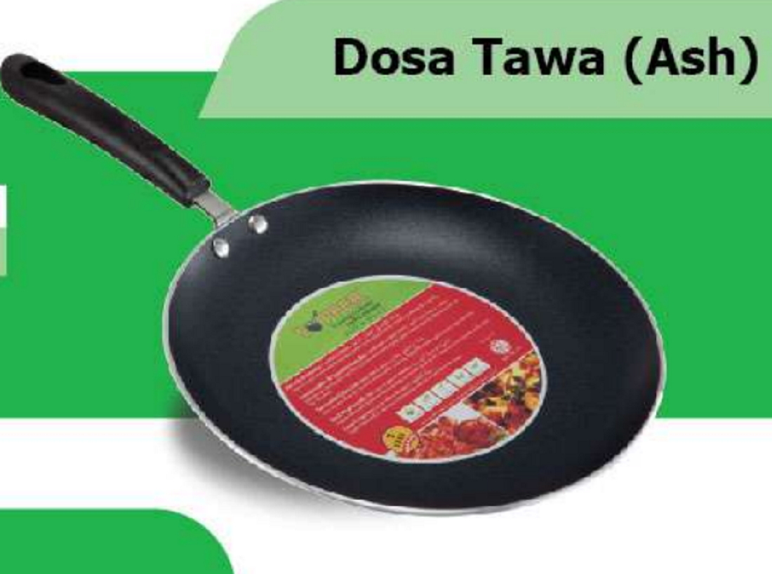 TPR NS Regular Dosa Tawa (Black) - 26 cm