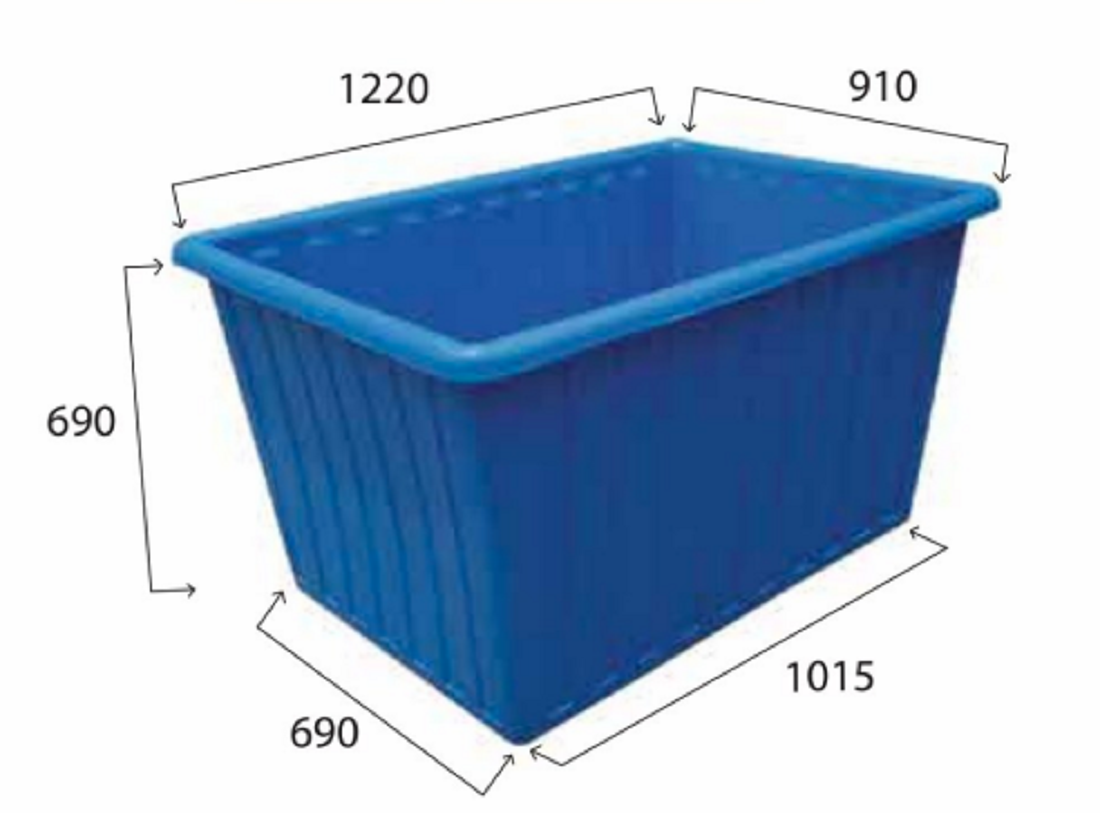 Support 500 LTR Nest able Basket SM Blue