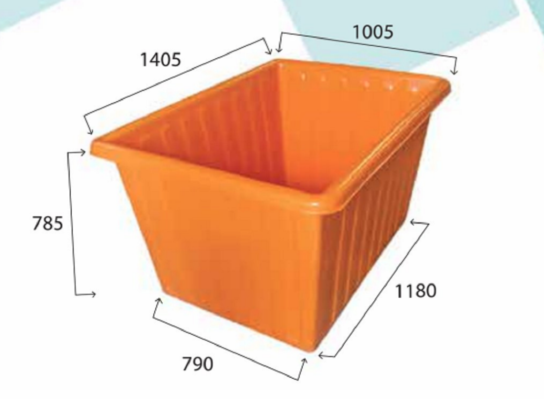 Support 800 LTR Nest able Basket SM Blue
