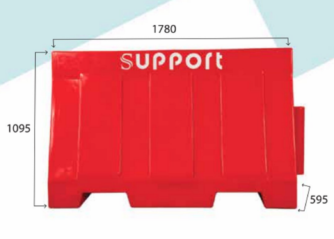 Road Barrier 5 (Red)