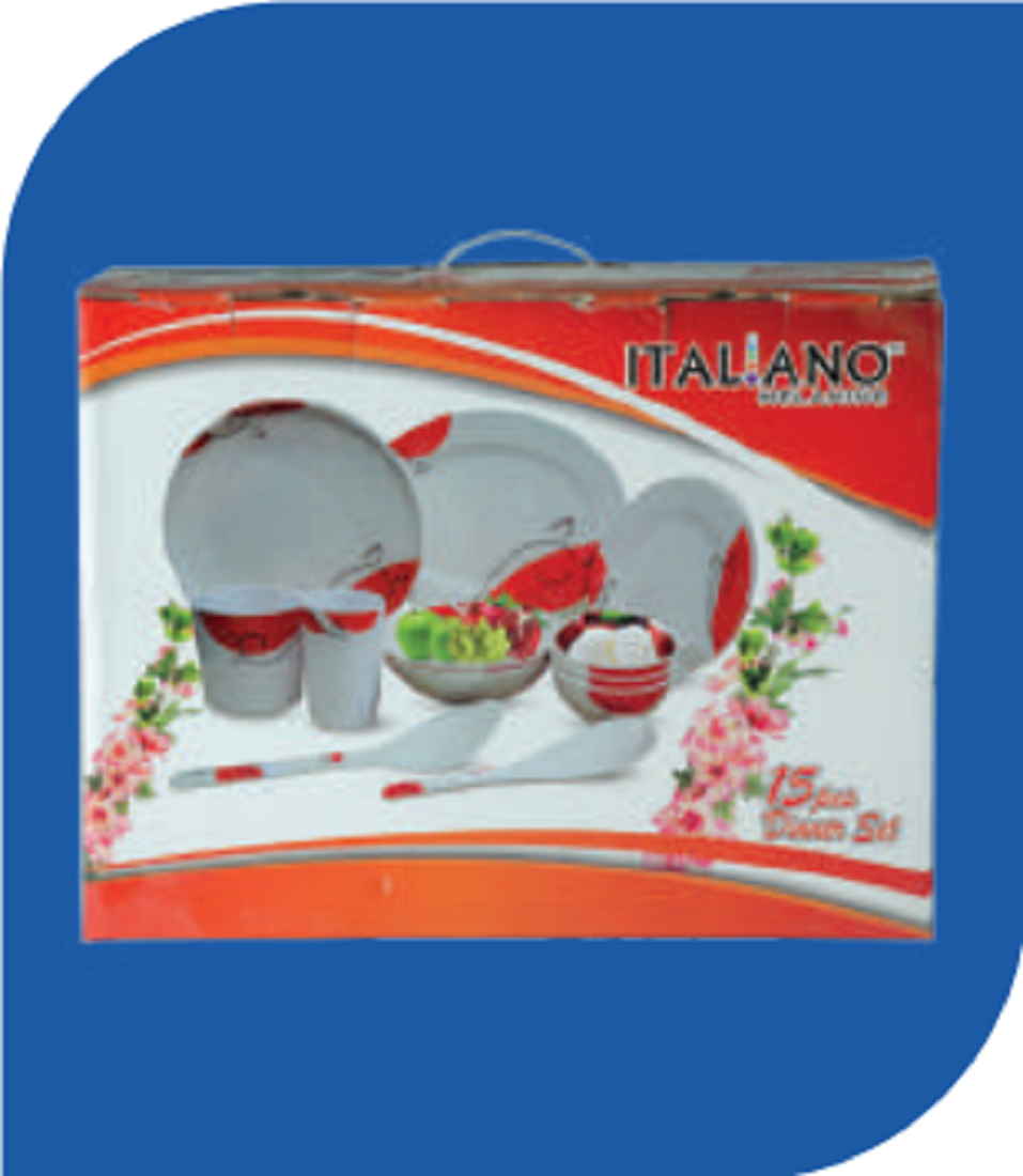 15 PCS Melamine Set Brand: Italiano