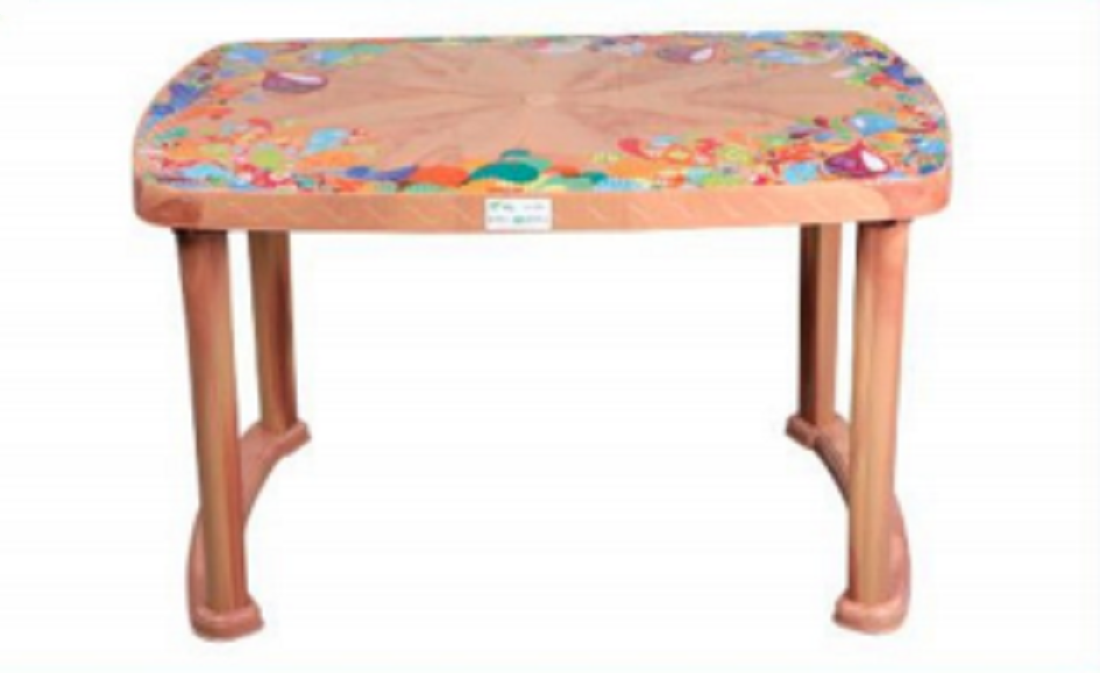 4 Seated Deluxe Table-Print S/W (Plas/L)-TEL