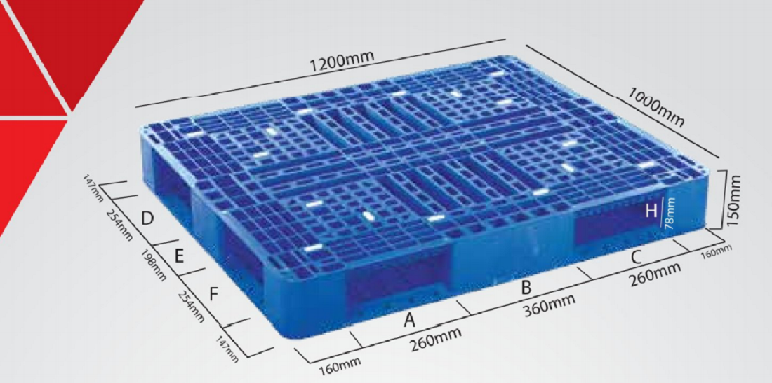 Industrial Pallet Heavy Duty (120X100X15) CM