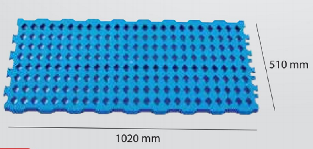 Heavy Floor Mat - Blue