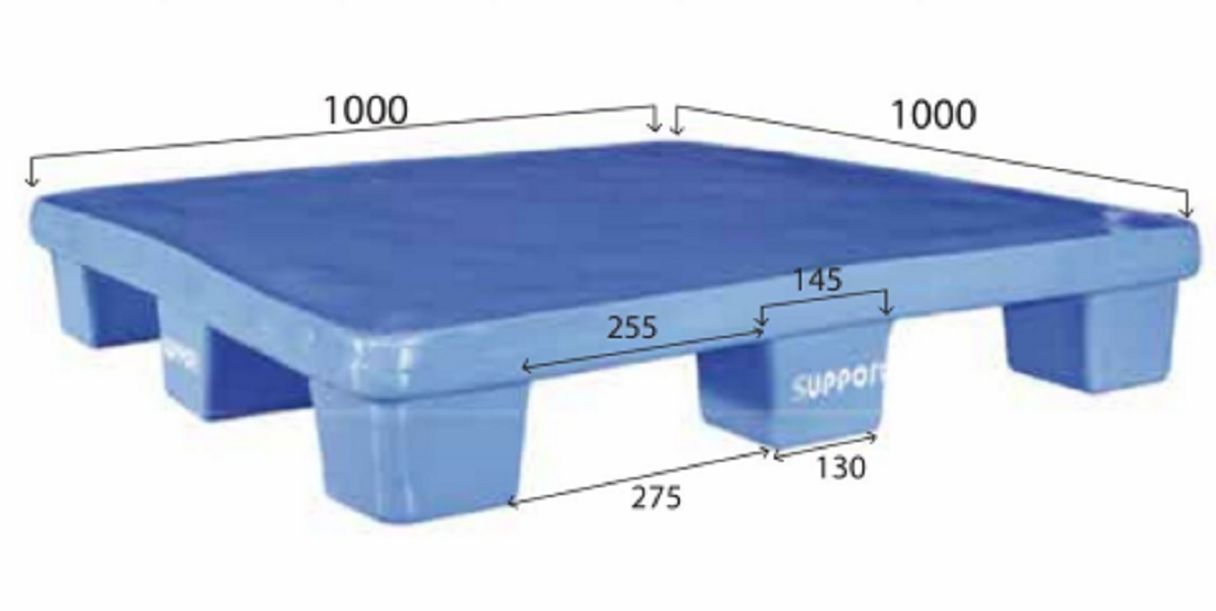 ROTO Industrial  Pallet 9 Leg 1000x1000x150