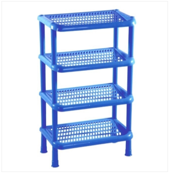 4 Step Shoe Rack SM Blue