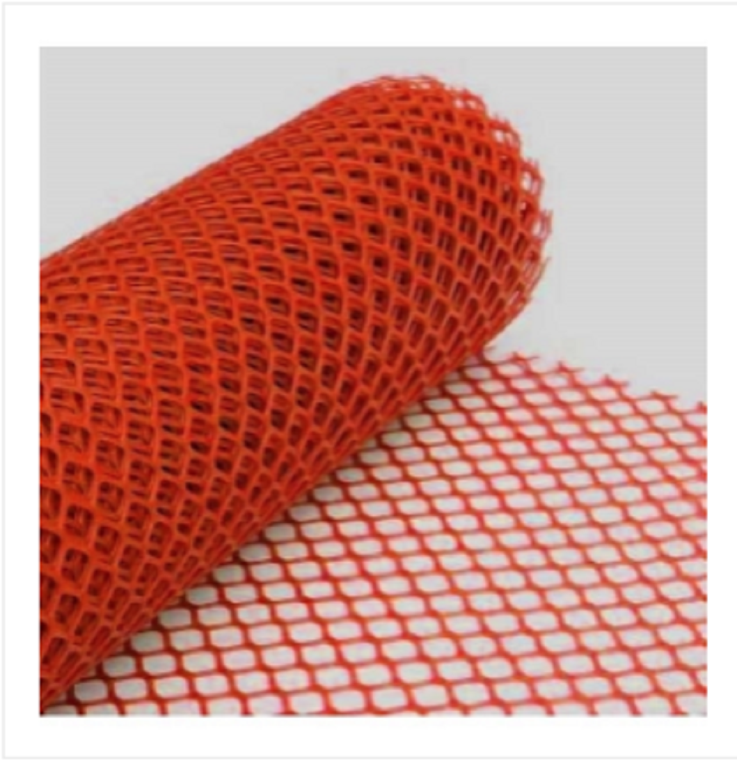 Hexagonal Net 82 Ft X 6.50ft Orange DC