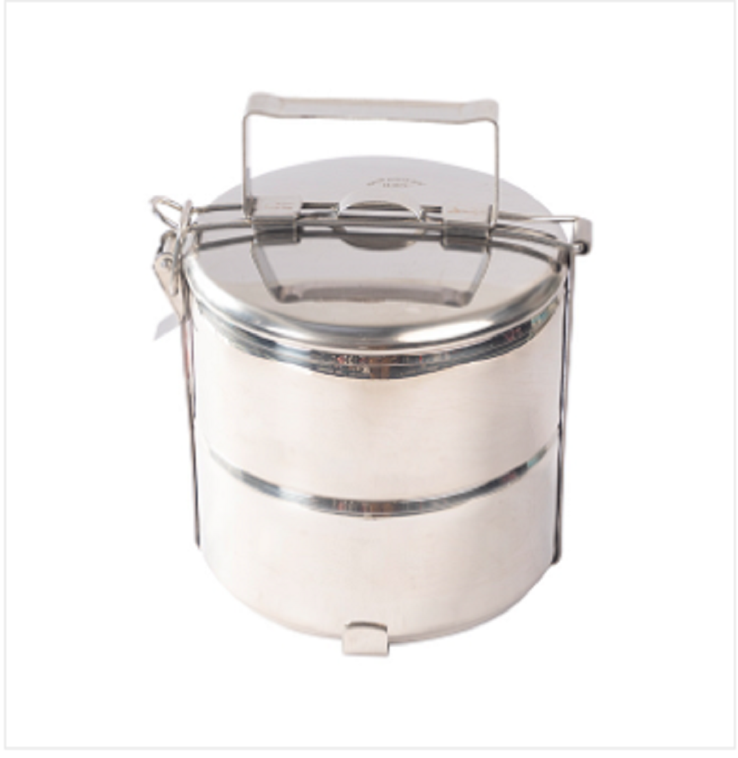 SS Luch Box 2 Layer 14cm