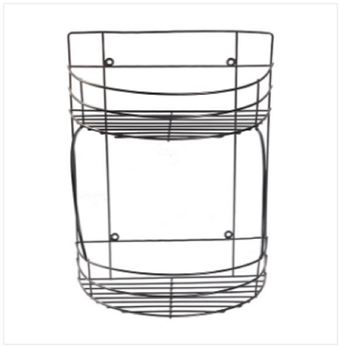 Corner Rack 2 Step 40x30cm