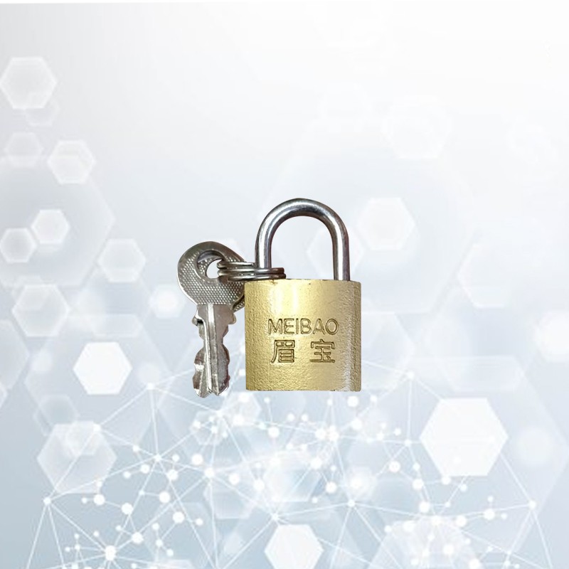 Brass Color Lock 20mm (Code: 12168)