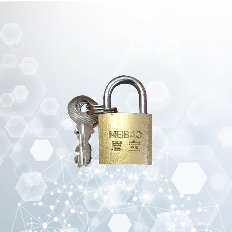 Brass Color Lock 32mm (Code: 12170)