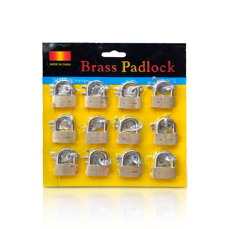 Brass Padlock (30mm)-Code: 13058