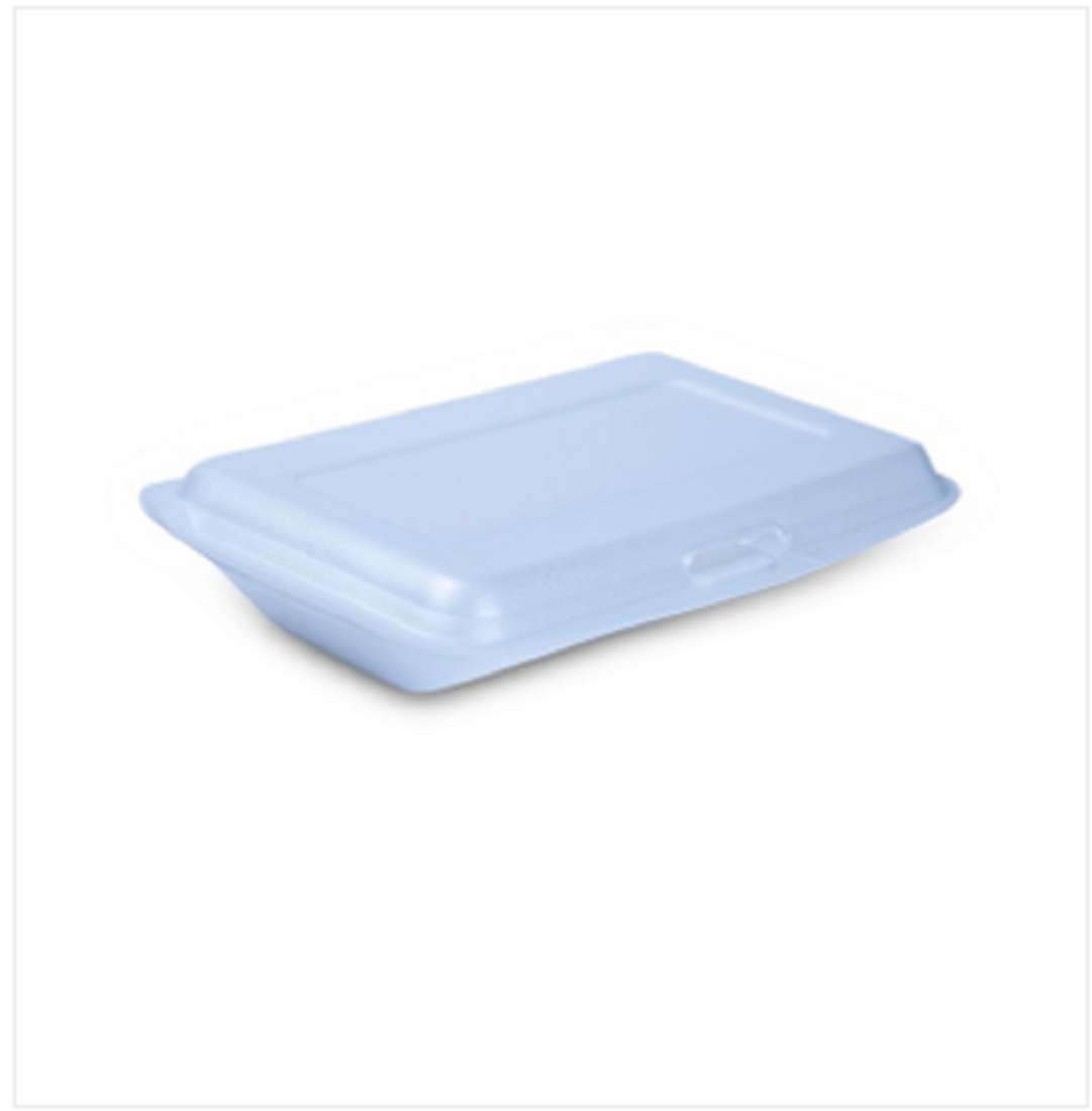 Dispo Onetime Snacks Box Medium Size 100 Pcs Set White