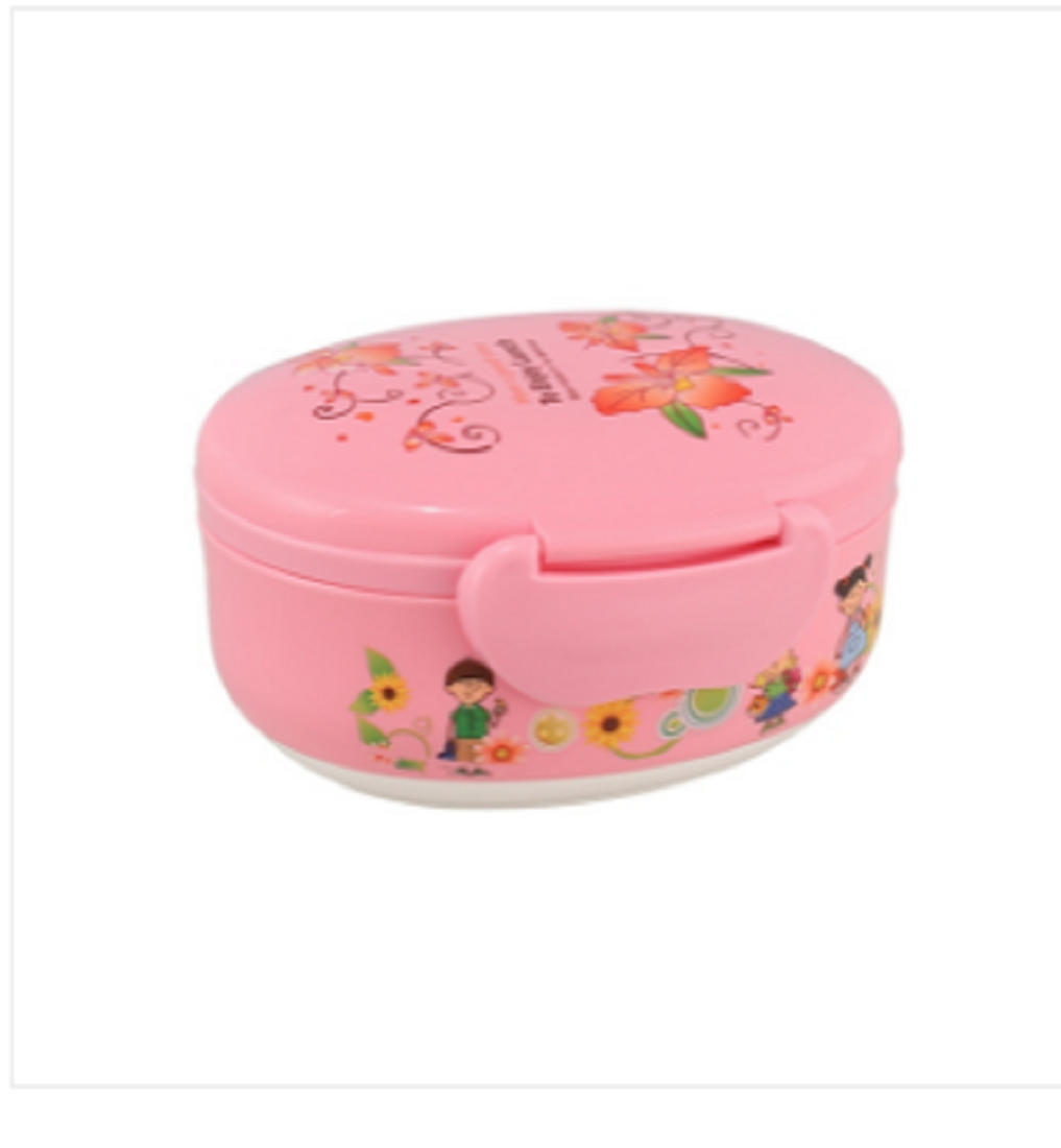 Mimo Oval Tiffin Box Pink