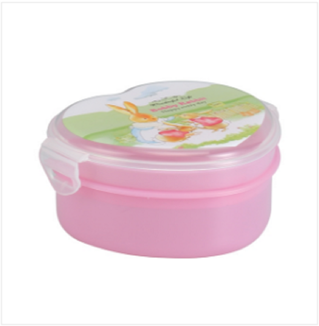 Love Shape Tiffin Box Tr.Pink
