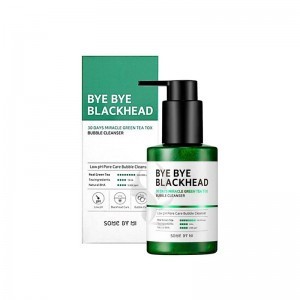 SOME BY MI BYE BYE BLACKHEAD 30 DAYS MIRACLE GREEN TEA BUBBLE  CLEANSER 120ML (AAAD-KN71)