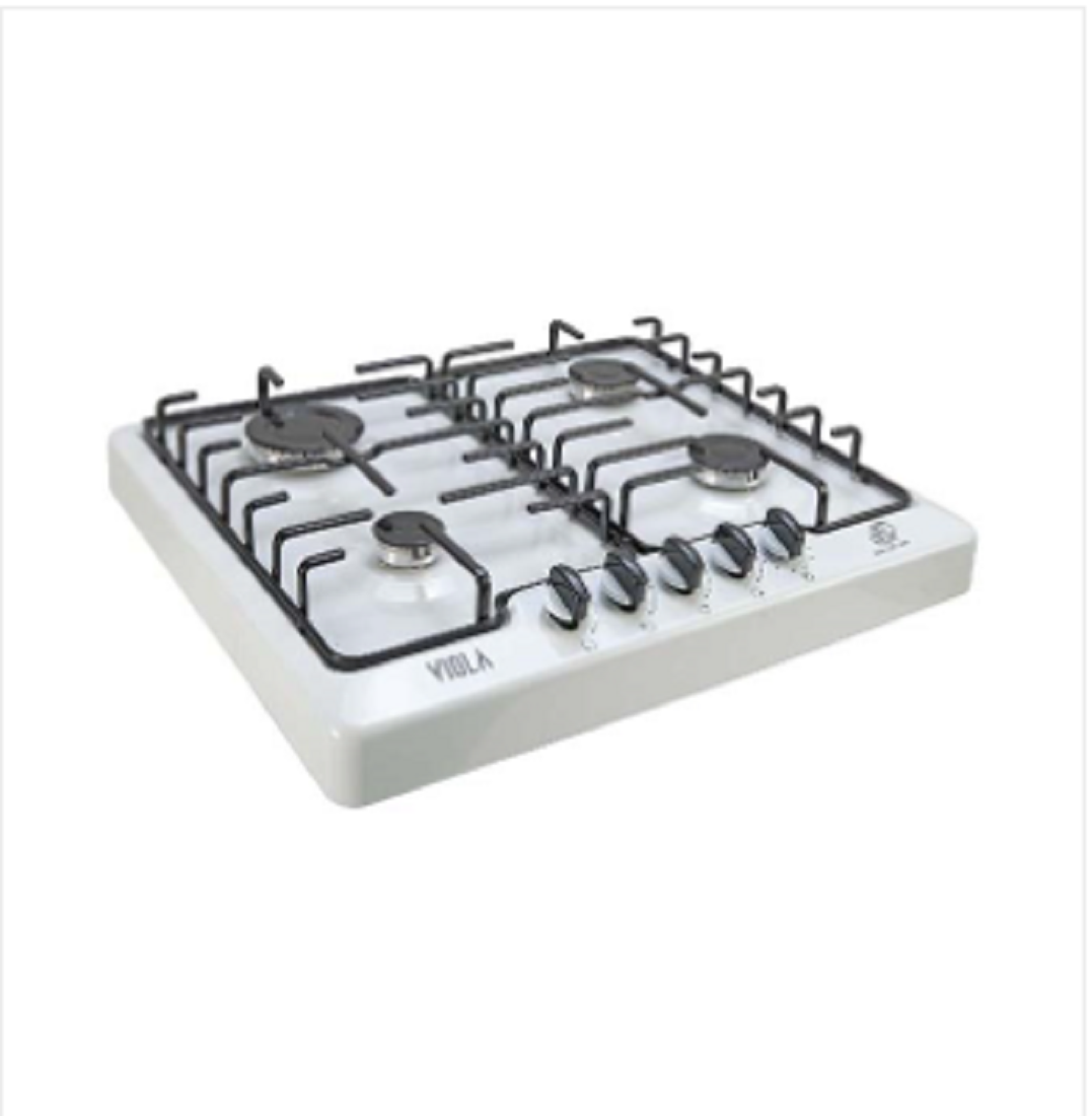 Four Burner Gas Stove Viola White