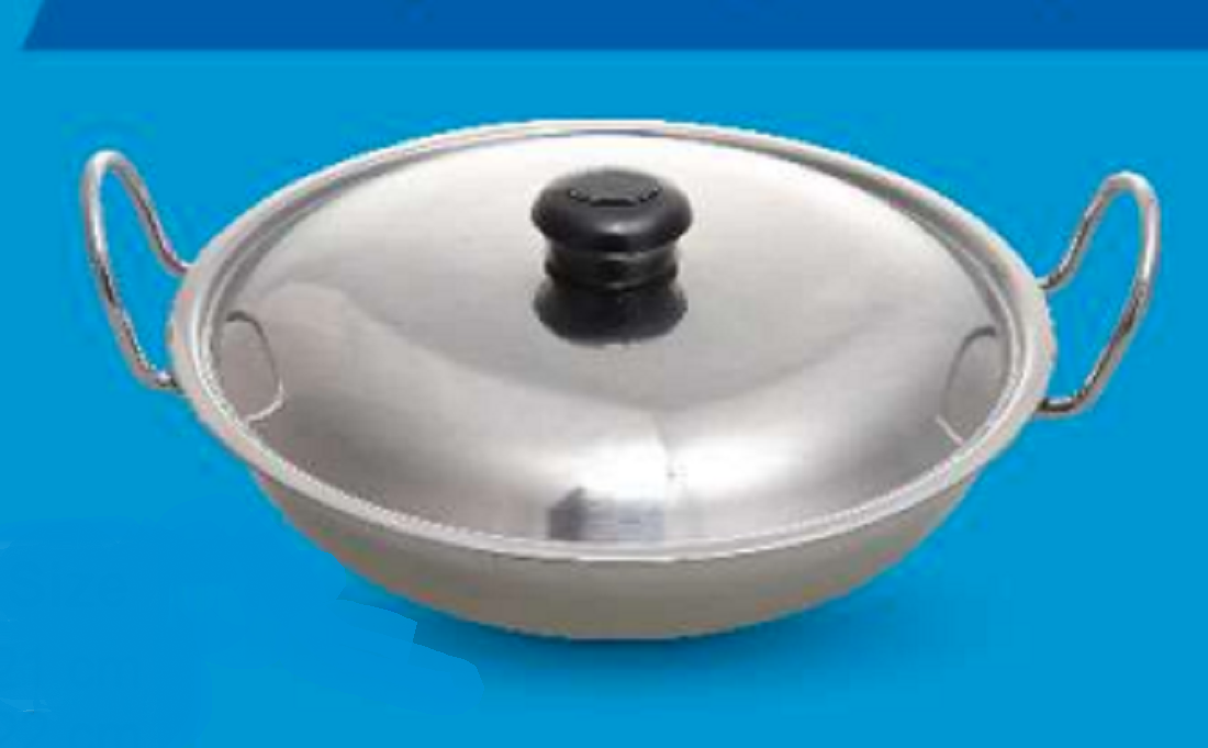 PB SS Fancy Karai With Lid- 2