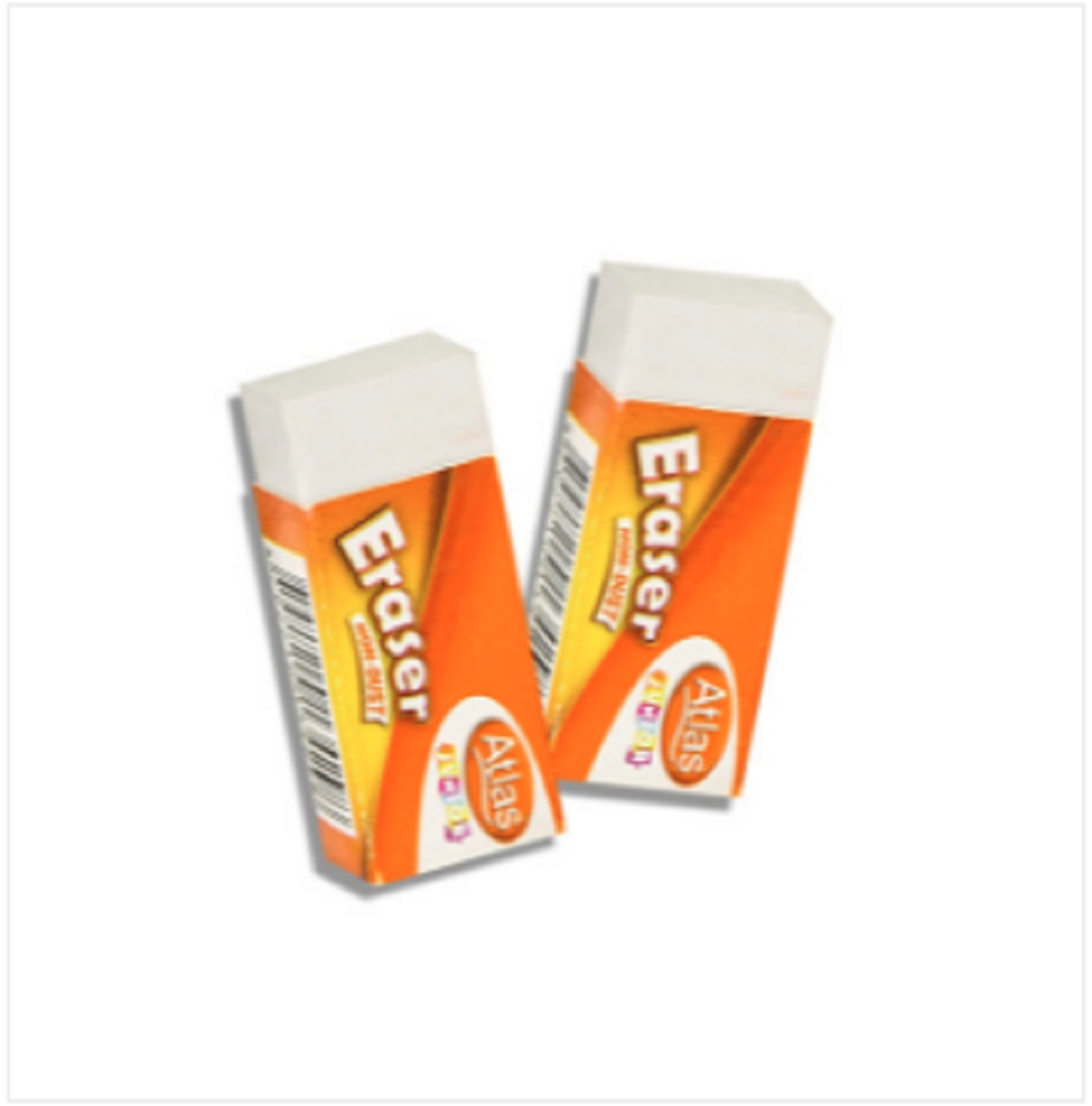 Atlas Junior Non Dust Eraser 4 Pcs