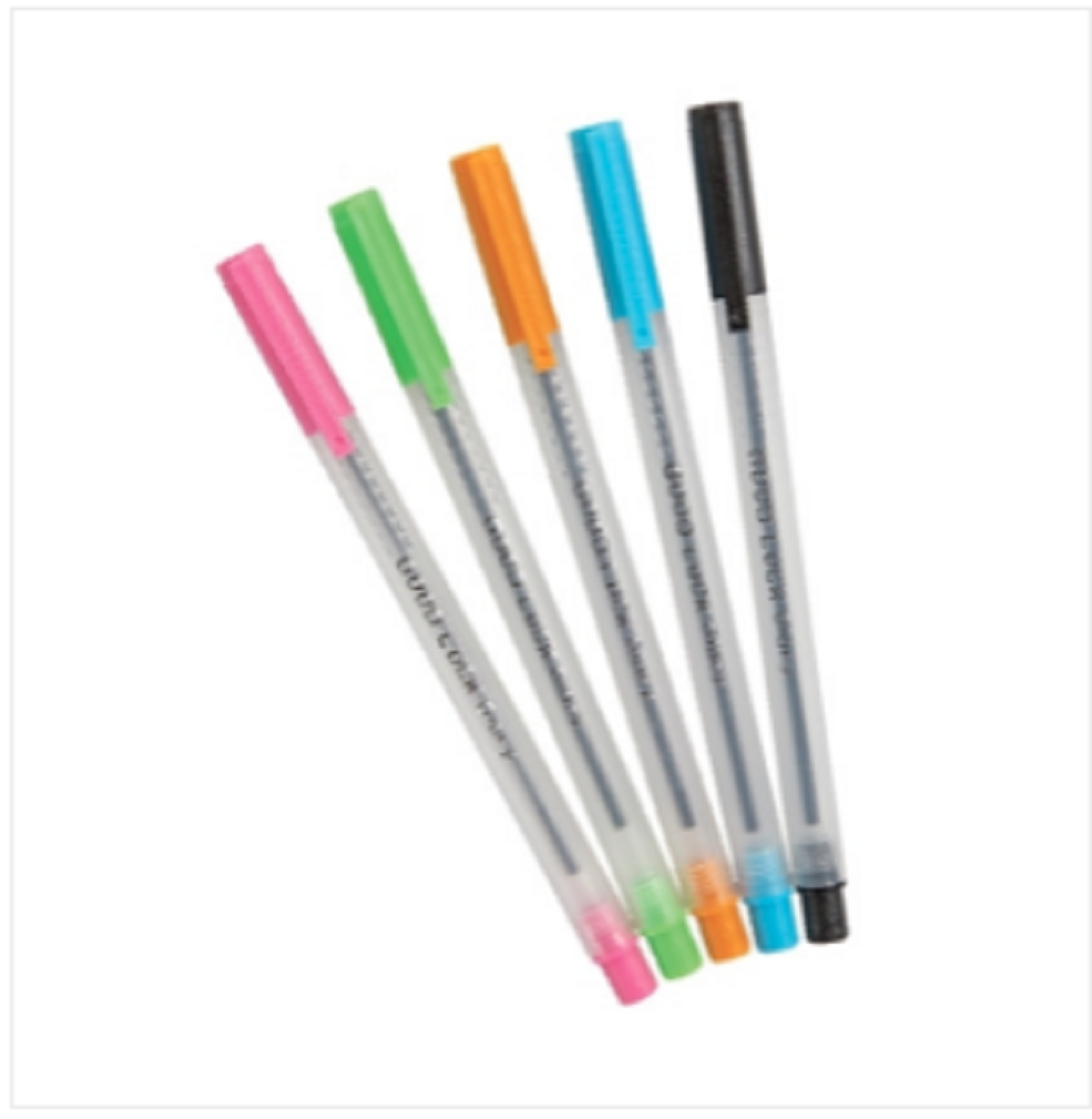 Good Luck Glory Refill Pen 5 Pcs Black