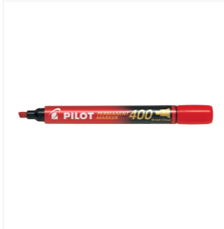 PILOT SCA-400 Permanent Marker Red