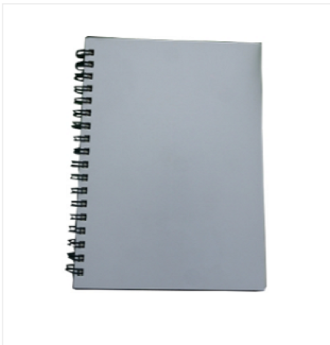 Executive Series White Cover Spiral Notebook