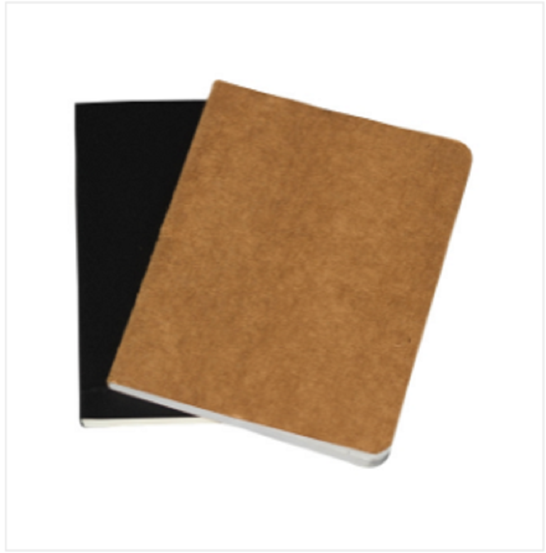 Pocket Series Black & Kraft Notebook 2-Pack