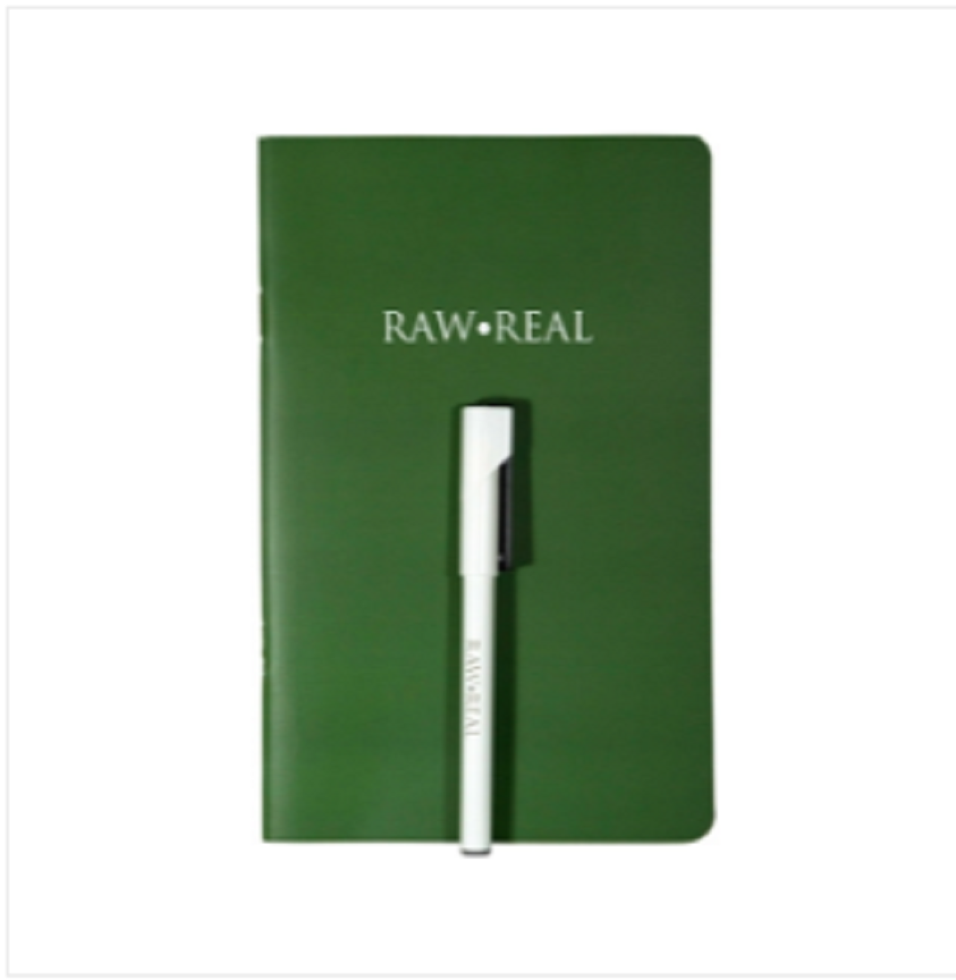 Raw.Real Notebook With Pen