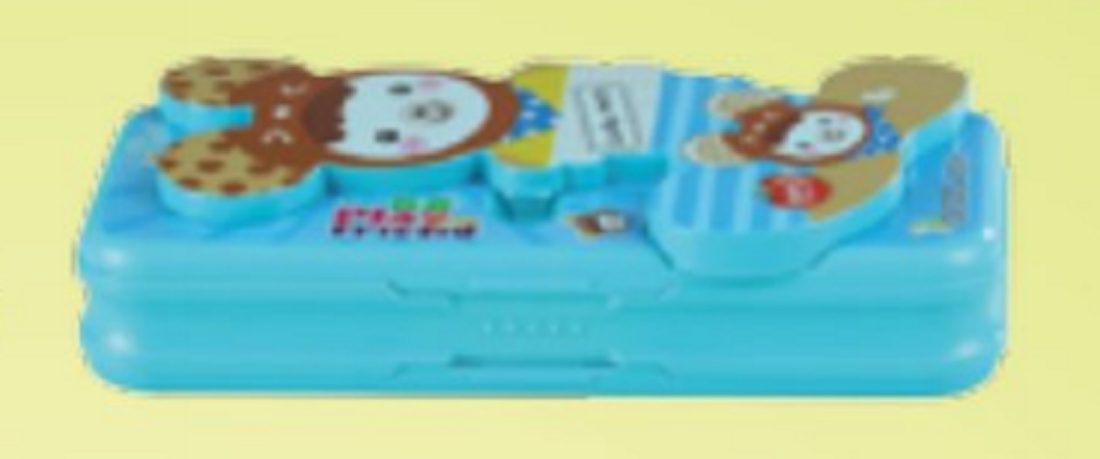 Good Luck Pencil Box - Micky - White