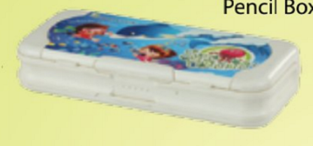Good Luck Pencil Box - Sea World - White