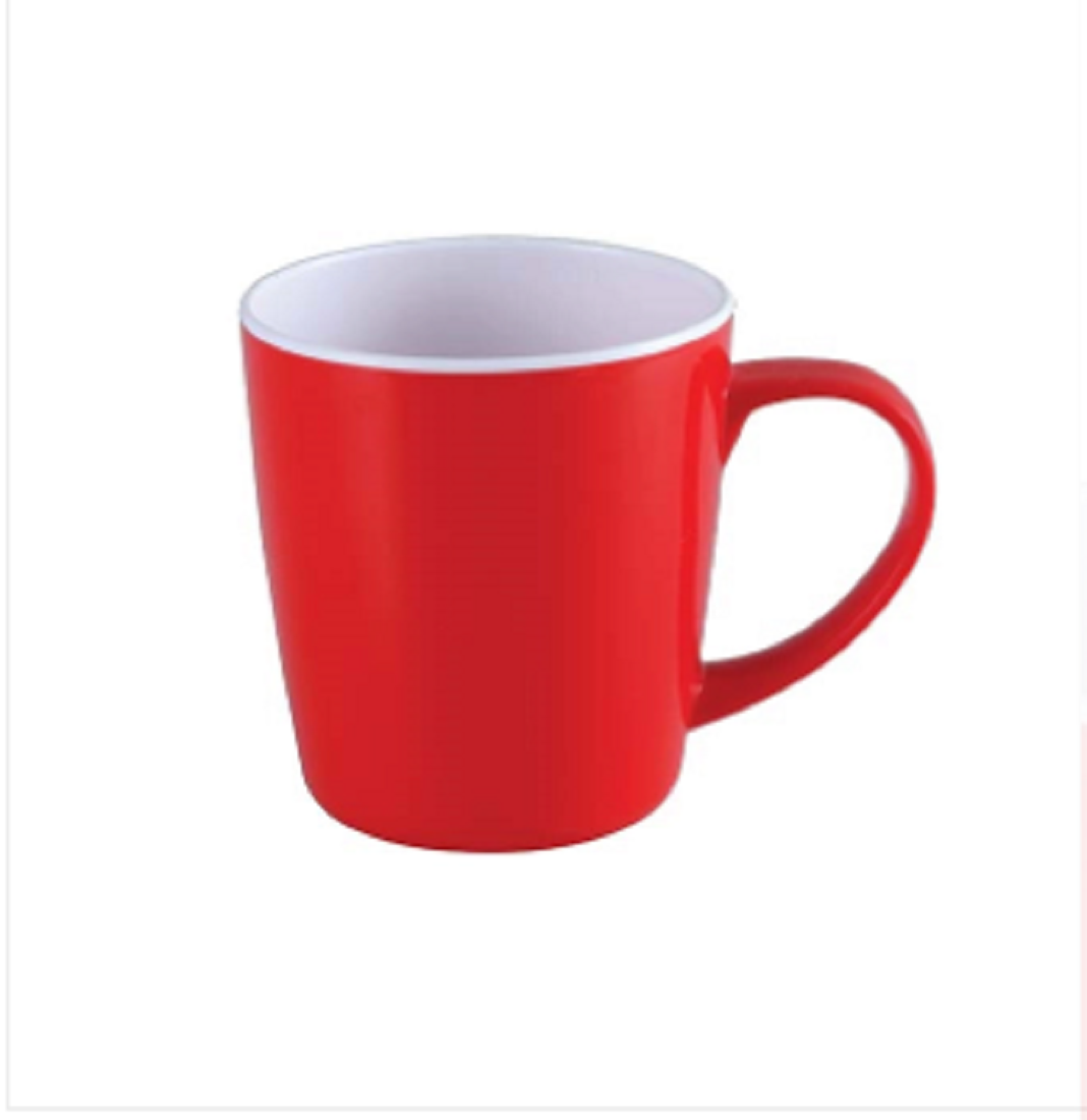 Two Color Paris Mug 450 ML White & Red