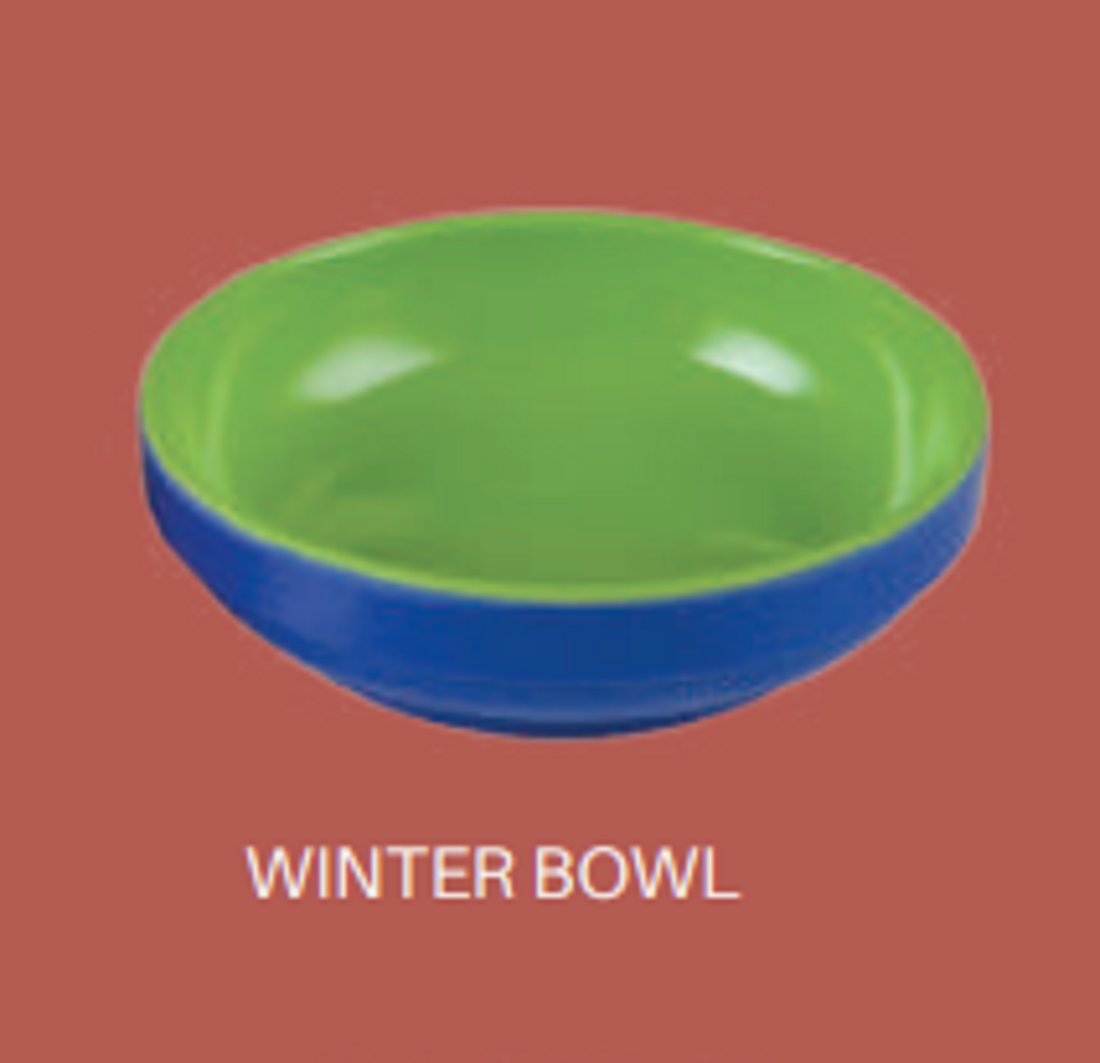 3.5" Winter Bowl (Blue-Green)     brand Italiano