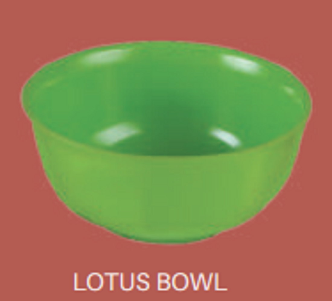 4.5"Lotus Bowl Red  brand italiano