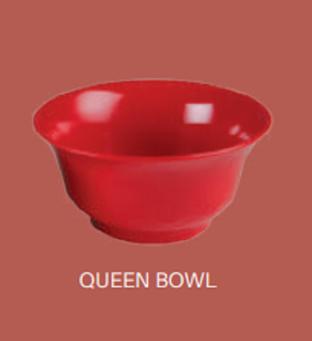 5" Queen Bowl -Red   brand italiano