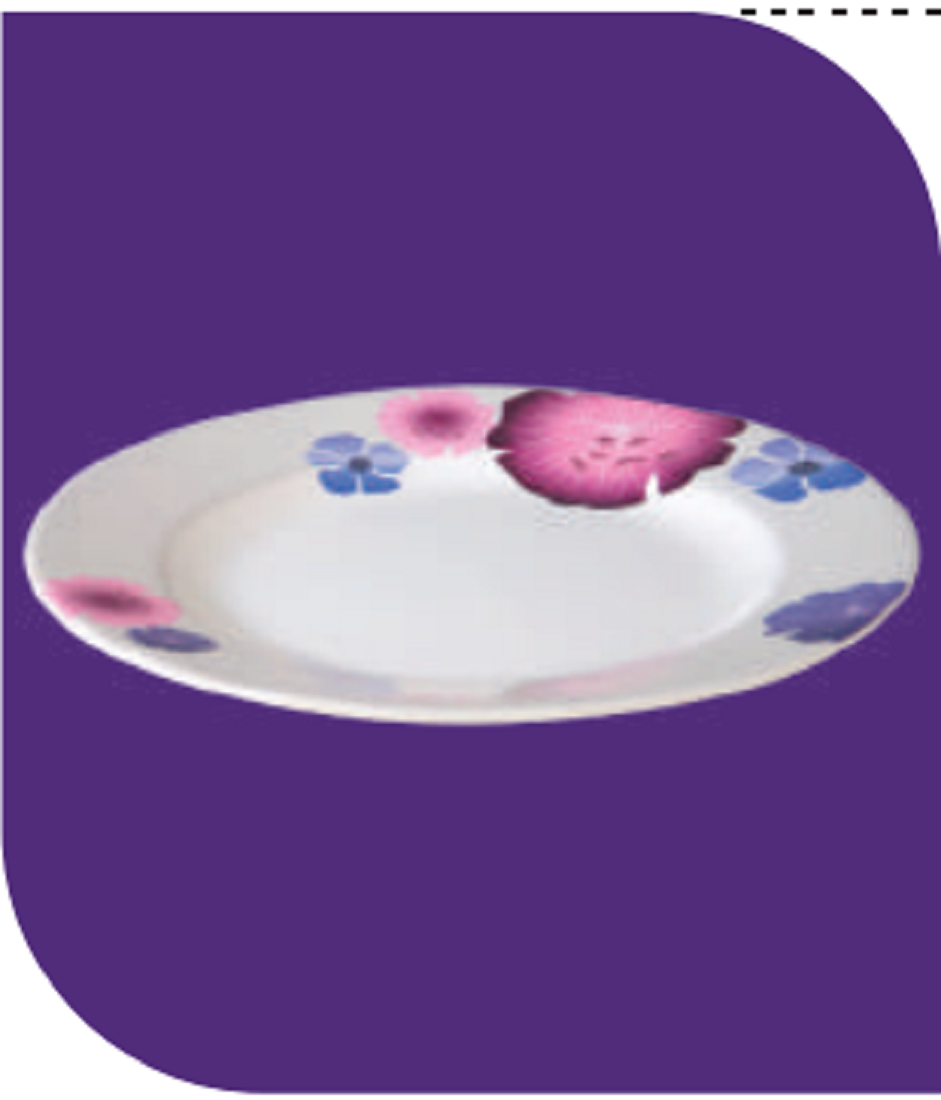 Lilac Meat Plate 6.5'' Brand: Italiano