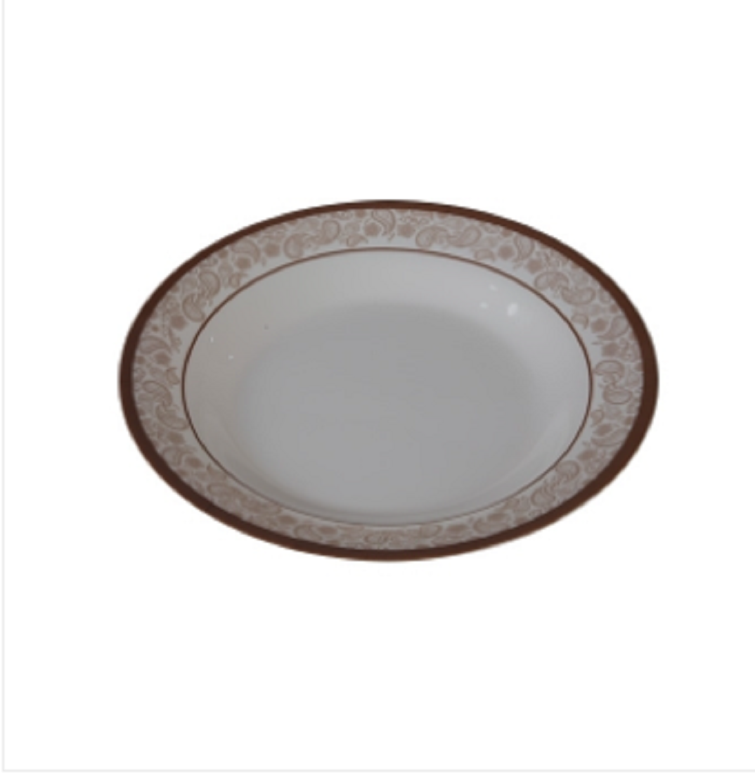 8" Meat Plate Golden Leaf Brand: Italiano