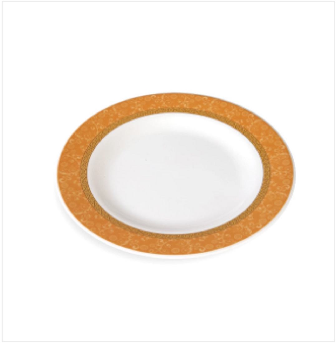 8" Meet Plate Marigold Brand: Italiano
