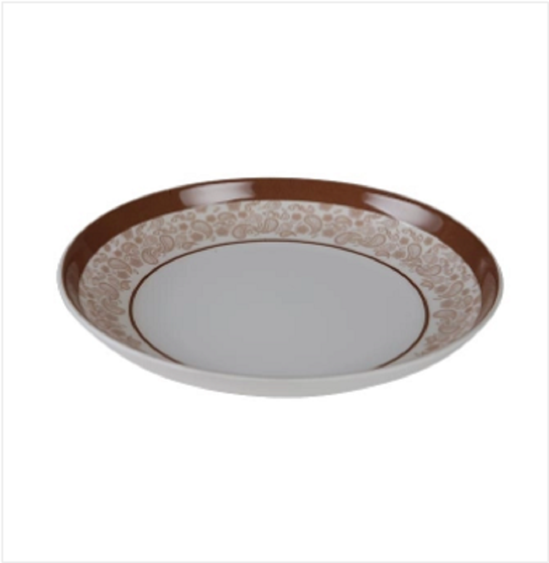 8" Coup Plate Golden Leaf Brand: Italiano