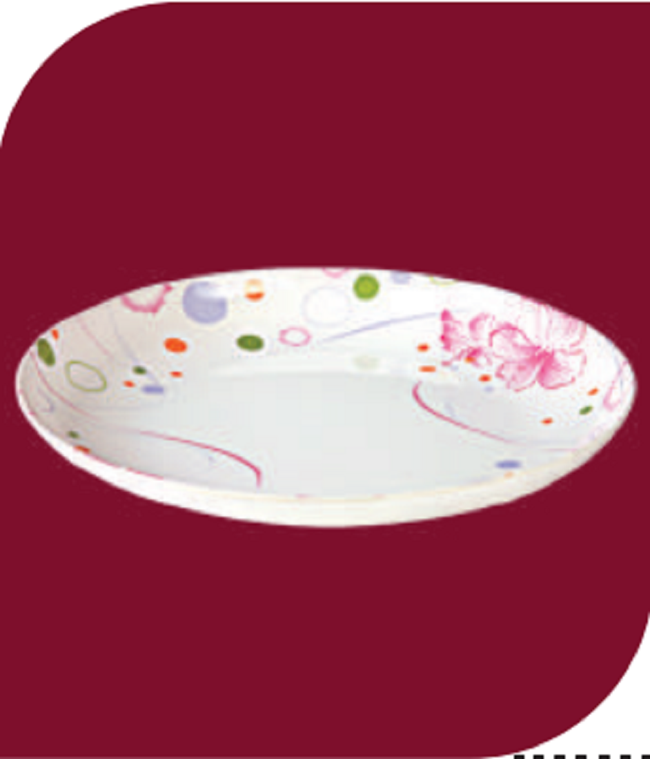 Camellia Coup Plate 8'' Brand: Italiano