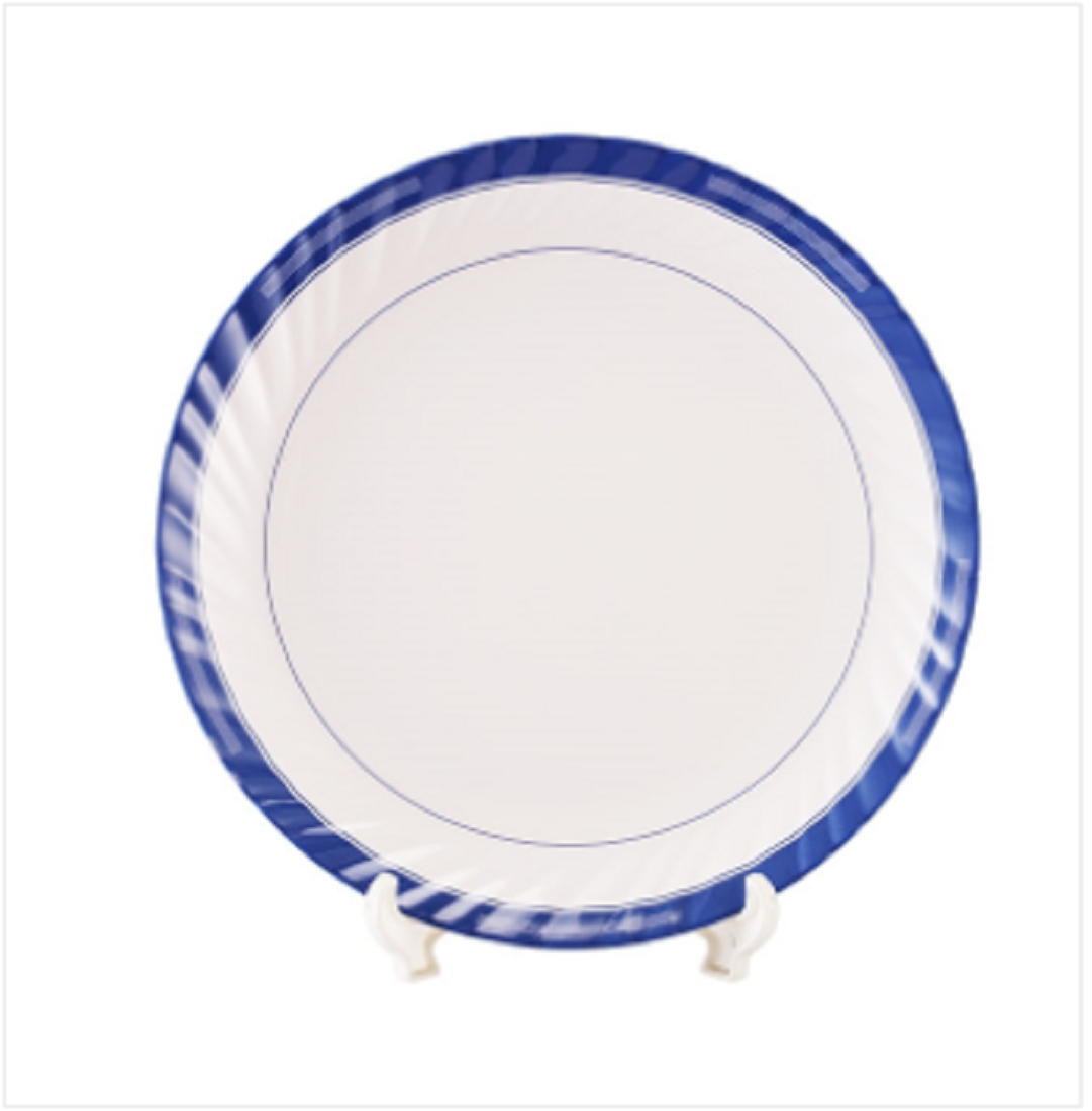 Italiano 8" Crazy Plate-Sky Line Brand: Italiano