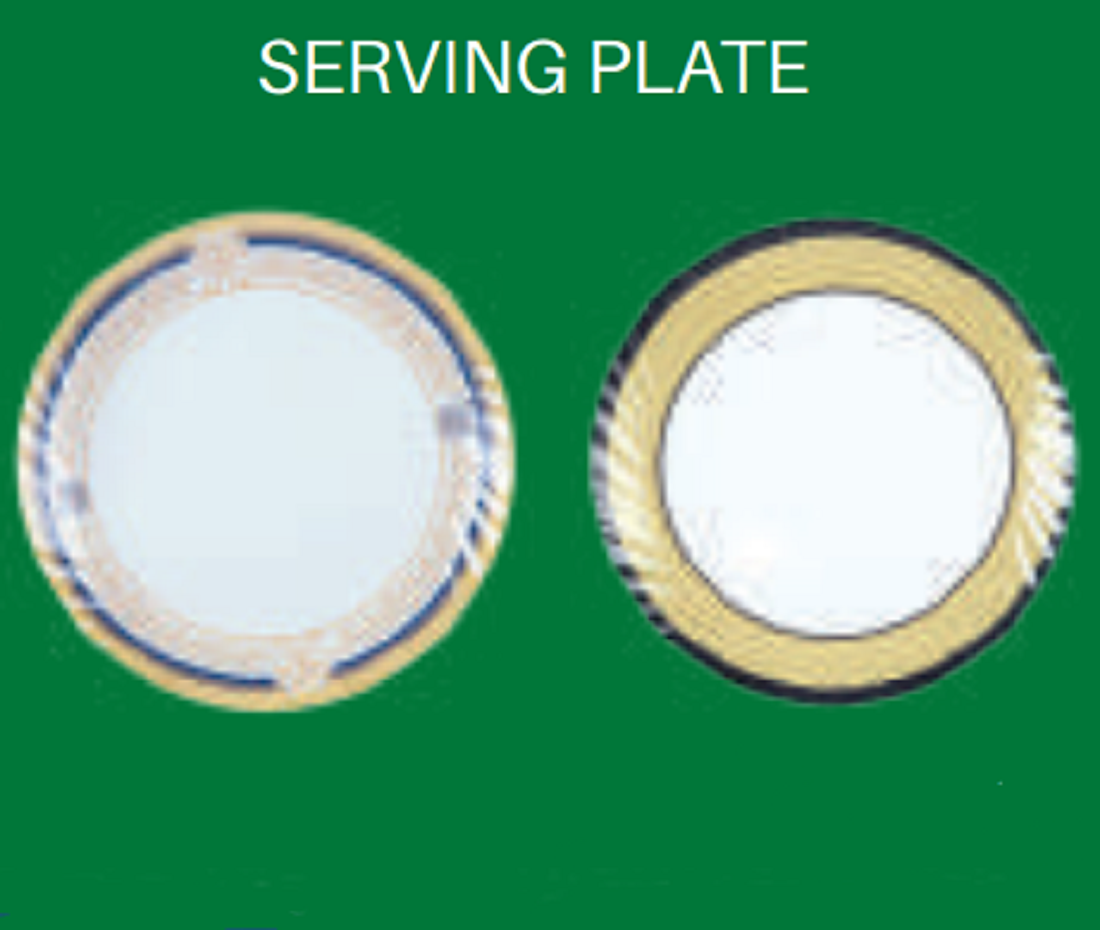 11" Crazy Plate- Blue Kolmi Brand: Italiano