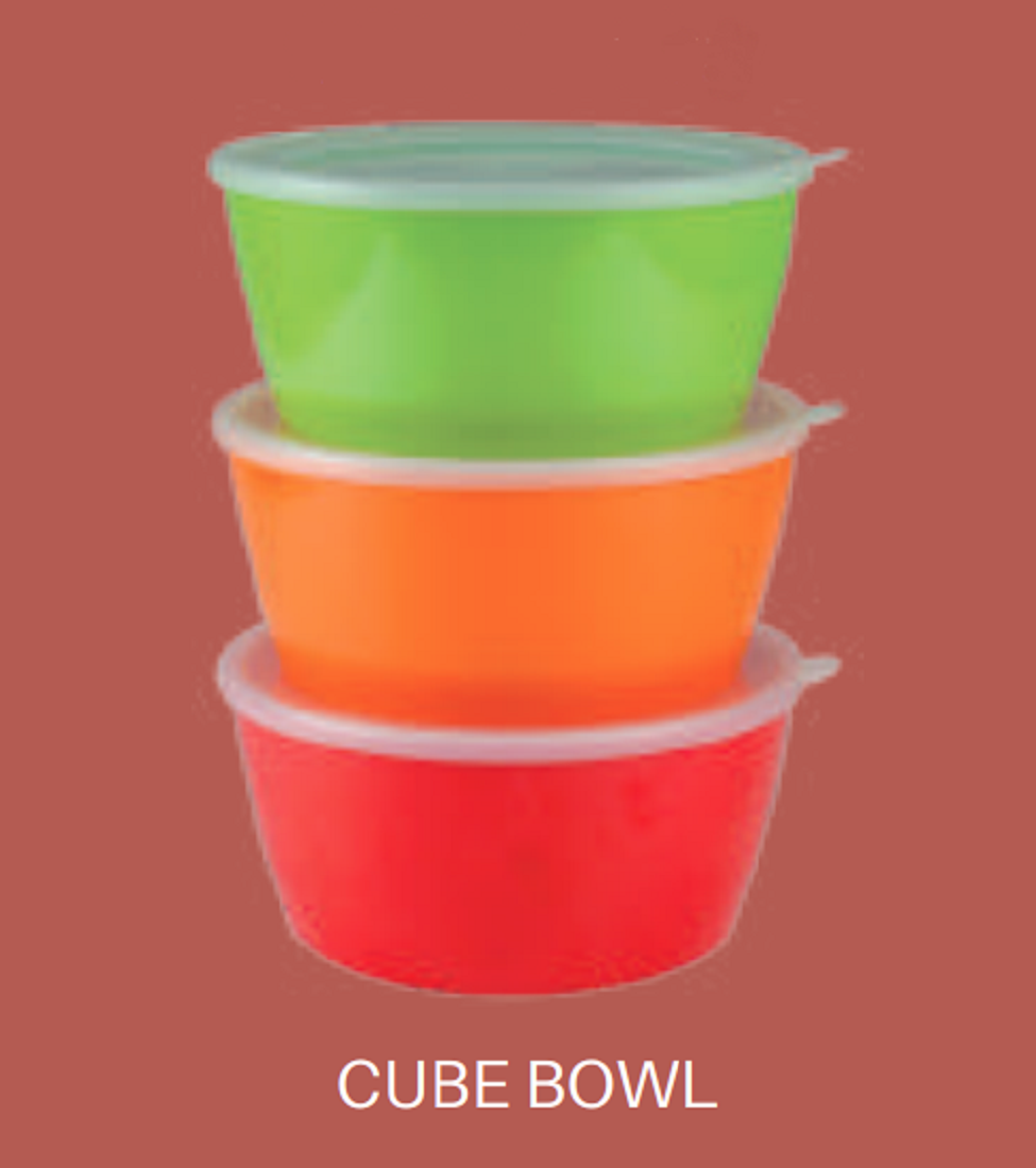 10" Cube Bowl With Lid brand Italiano